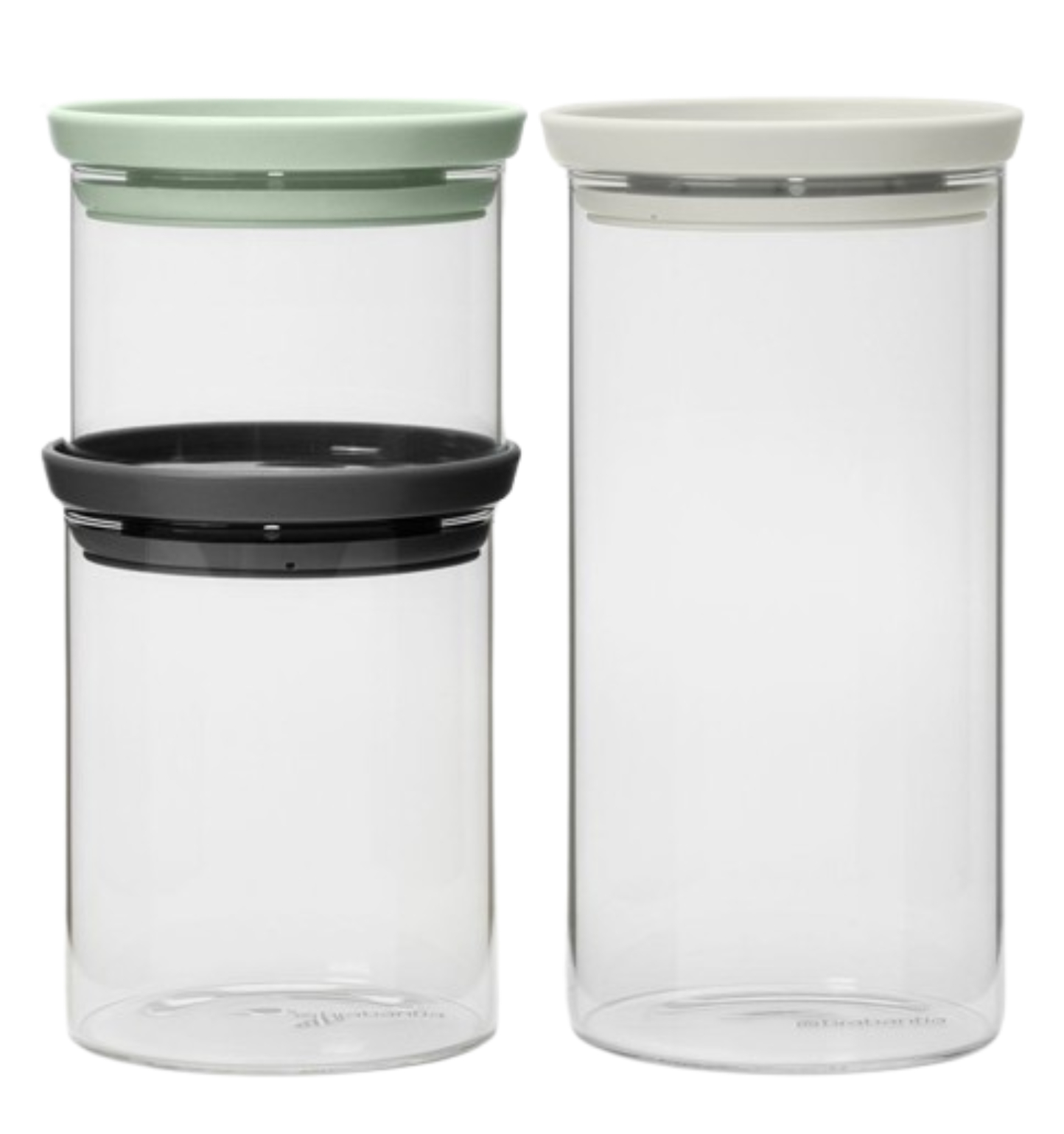 Набор емкостей для сыпучих Brabantia 0.3, 0.6, 1.1 л, (100550) - Фото 1