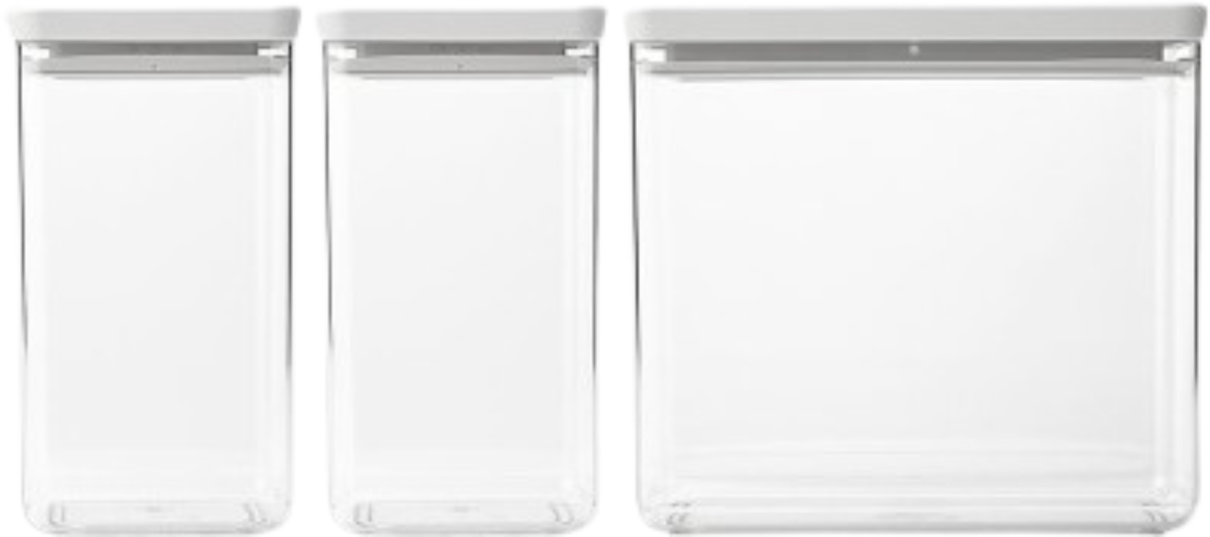 Набор емкостей для сыпучих Brabantia 2х1,6 л + 1х3,5 л (230769) - Фото 1