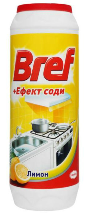 Чистящее средство универсальное Bref Эффект соды. Лимон 500 г - Фото 1