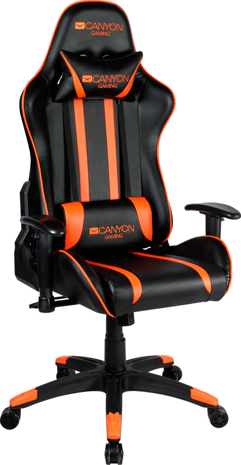 Кресло для геймеров Canyon Fobos CND-SGCH3 Black-Orange - Фото 1
