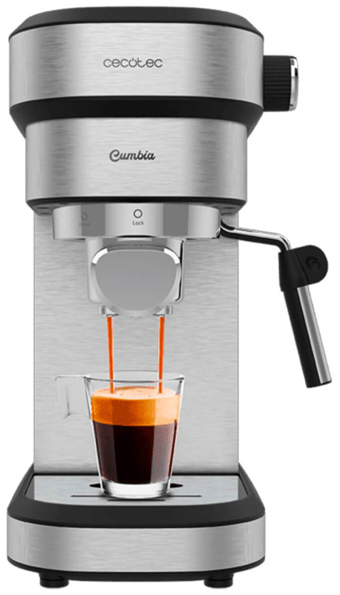 Уценка - Кофеварка рожковая Cecotec Cafelizzia 790 Steel Duo (CCTC-01646) - Фото 1