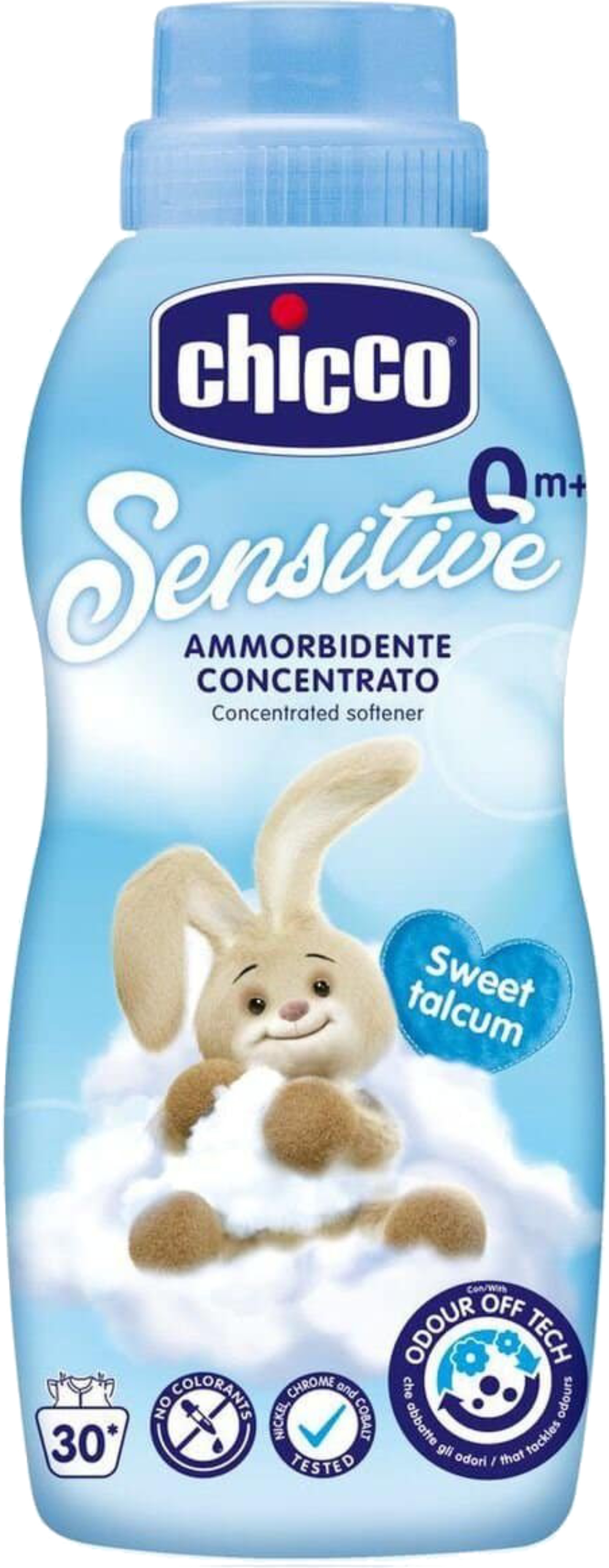 Ополаскиватель для белья Chicco Sweet Talcum серии Sensitive 750 мл (67294.20) - Фото 1