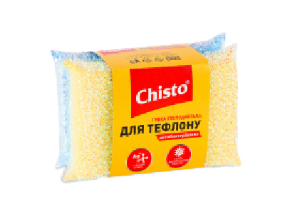 Набор губок металлических для мытья посуды Chisto 2 шт. (4823098413981) - Фото 1