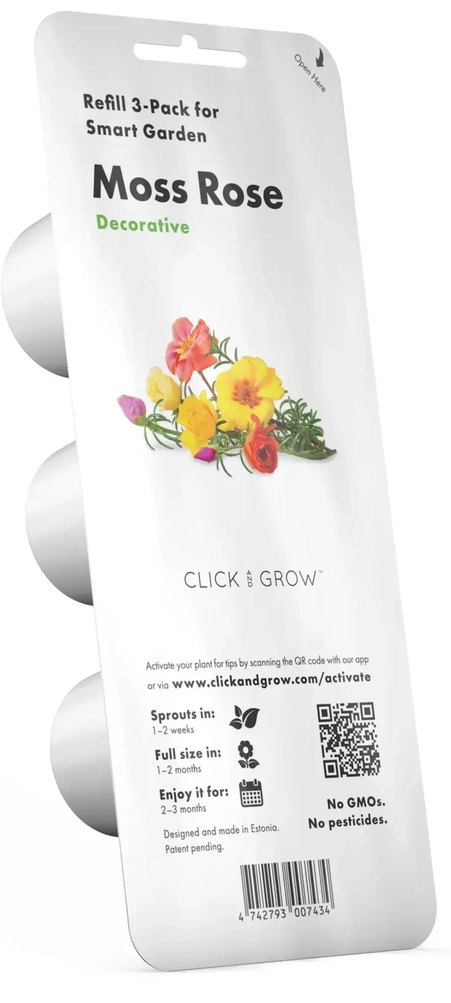 Сменный картридж для умного цветочного горшка Click&Grow Портулак 7434СG - Фото 1