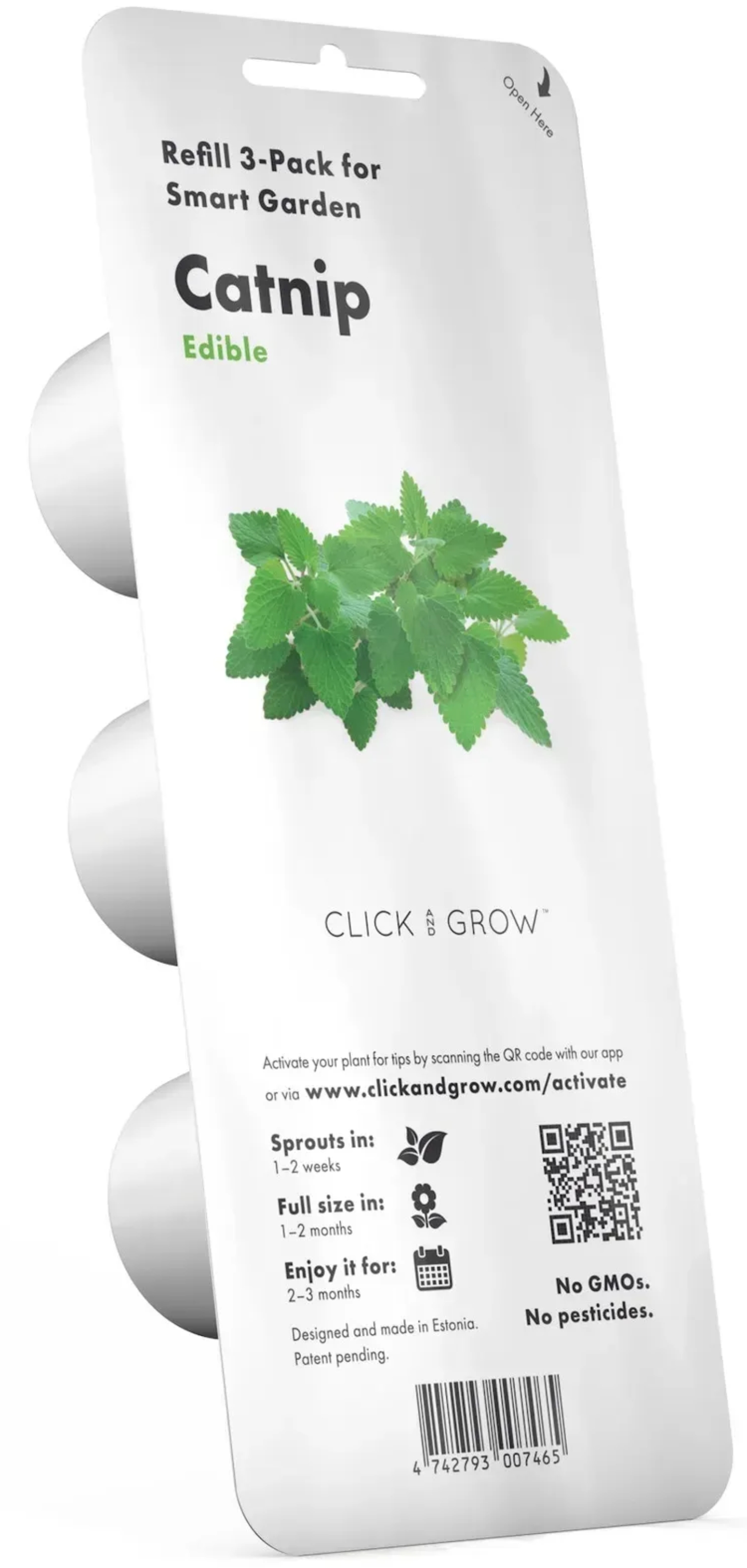 Сменный картридж для умного цветочного горшка Click&Grow Кошачья мята 7465 - Фото 1