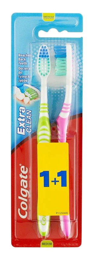 Зубна щітка Colgate Експерт чистоти середня 1+1шт - Фото 1
