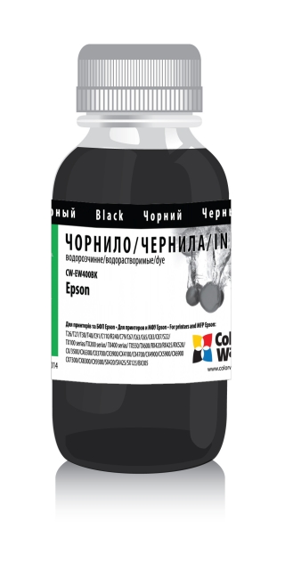 Чернила для заправки картриджа Colorway EPSON T26/C91 (Black) (CW-EW400BK01) 100мл - Фото 1