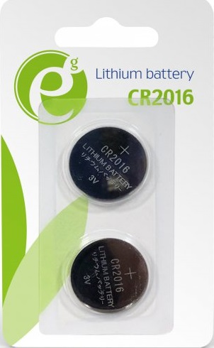 Батарейка тип CR2016 EnerGenie CR2016 2 шт. (EG-BA-CR2016-01) - Фото 1
