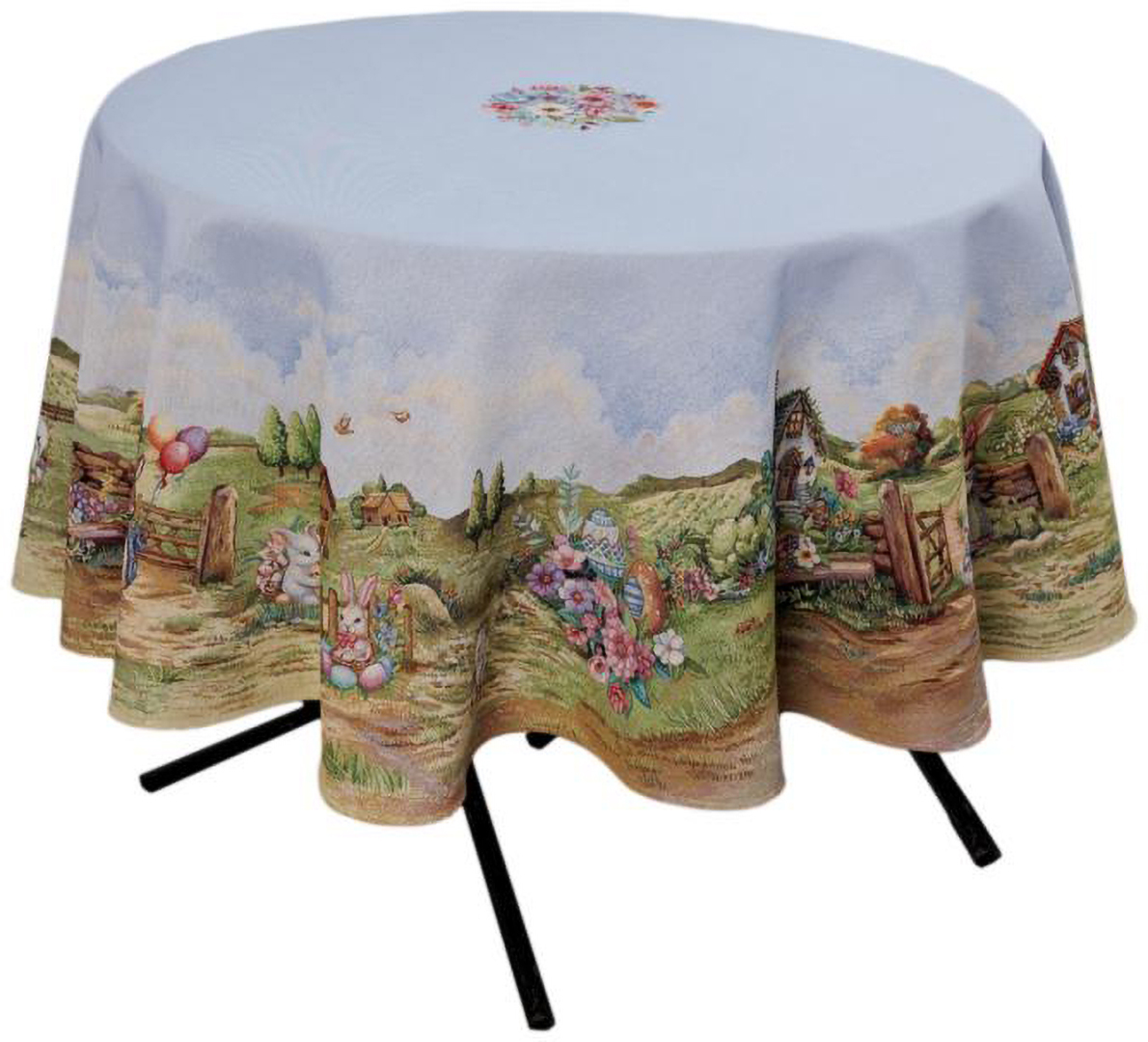 Скатерть круглая Прованс Пасхальная Настроение D180 см (044262)