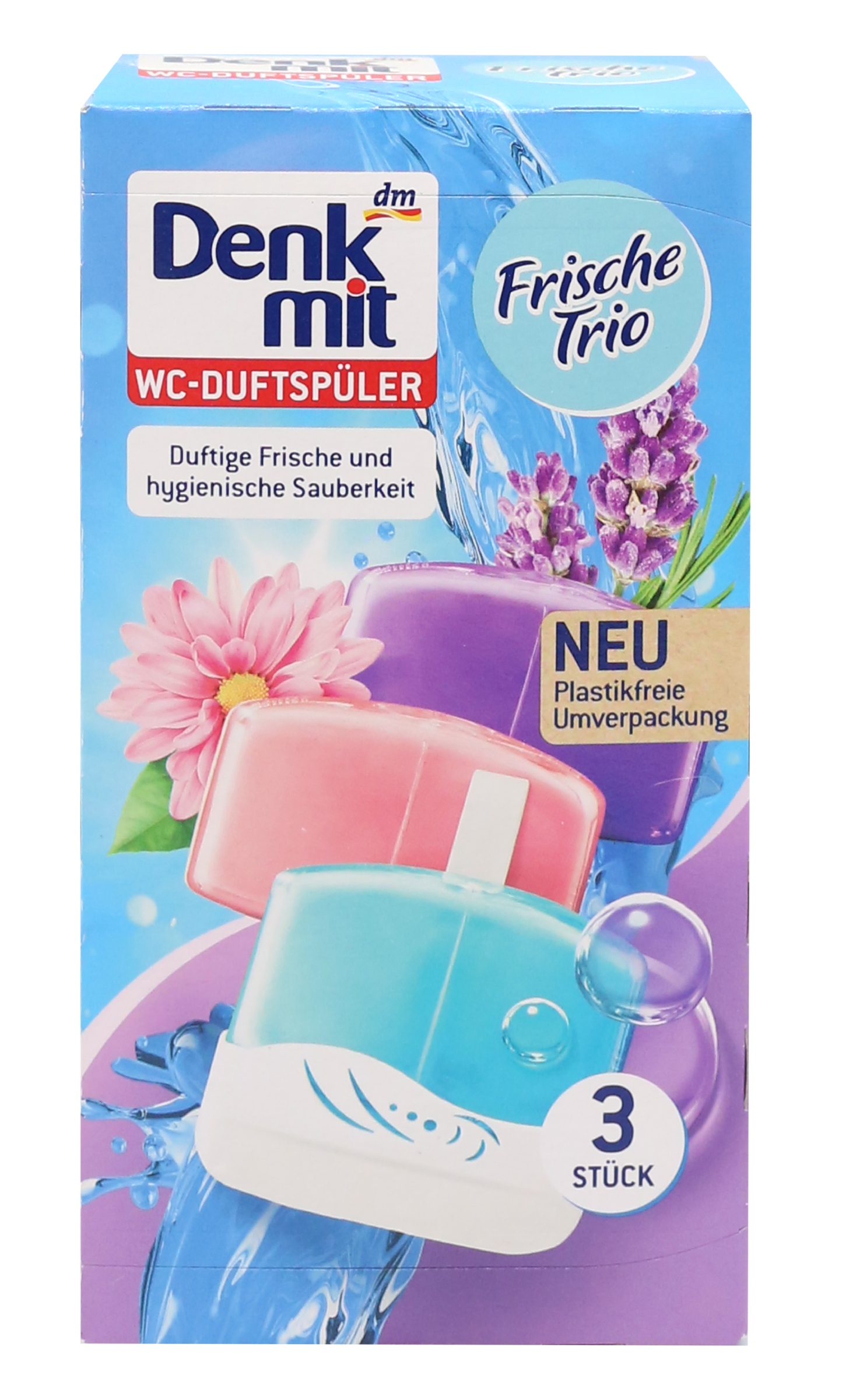 Туалетный блок Denkmit Frische Trio 3 шт. (DWCBFT3) - Фото 1