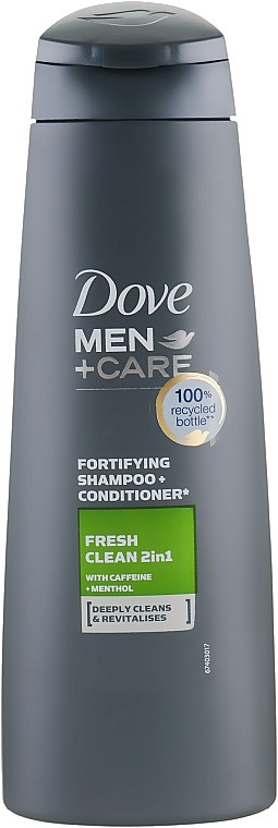 Шампунь мужской DOVE Men+Care Свежесть ментола 400 мл - Фото 1