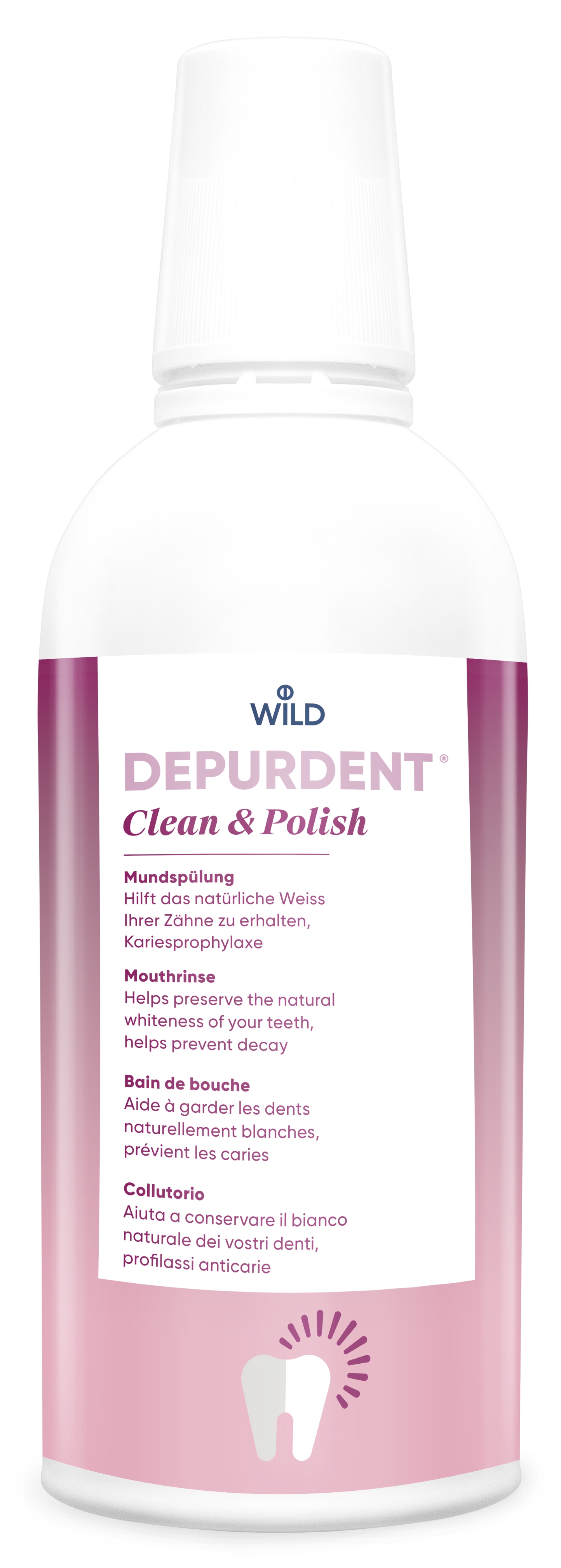 Ополаскиватель для полости рта Dr. Wild Depurdent Очистка и полировка 500 мл (11.1442) - Фото 1