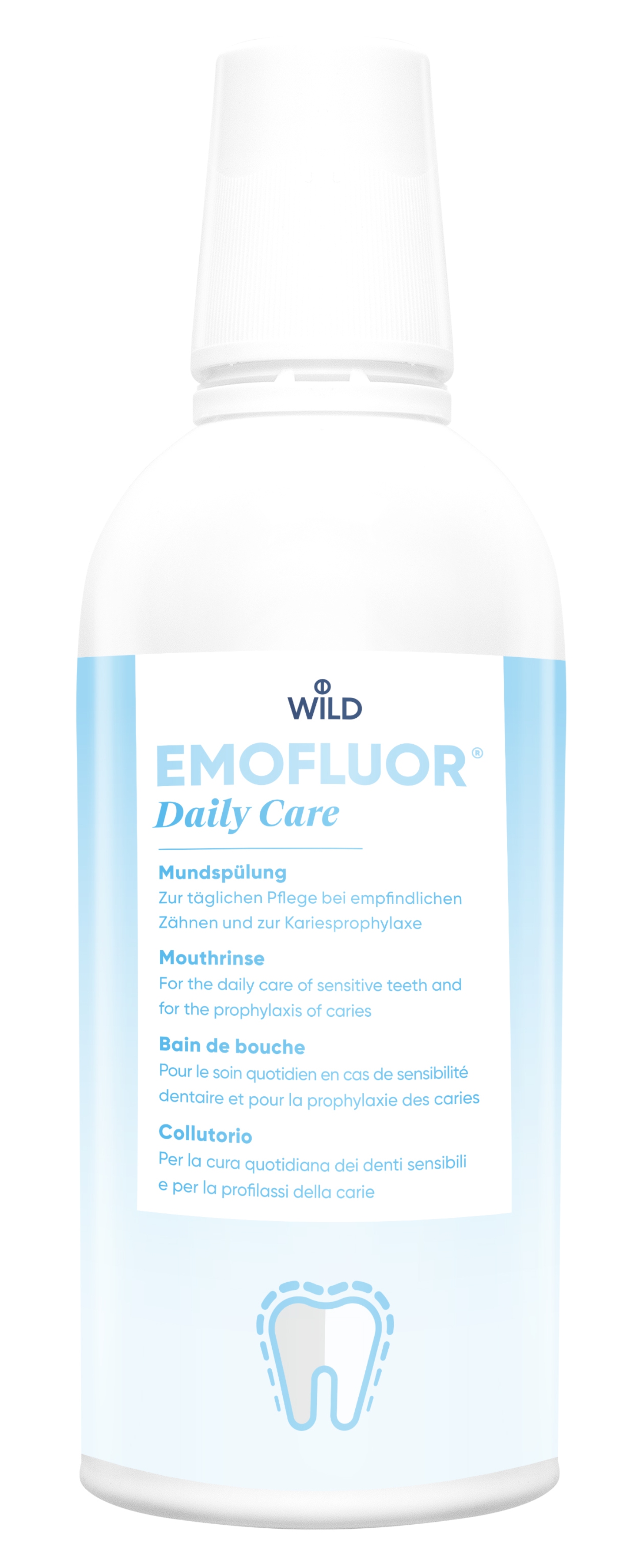 Ополаскиватель для полости рта Dr. Wild Emofluor Daily Care 500 мл (11.1424) - Фото 1