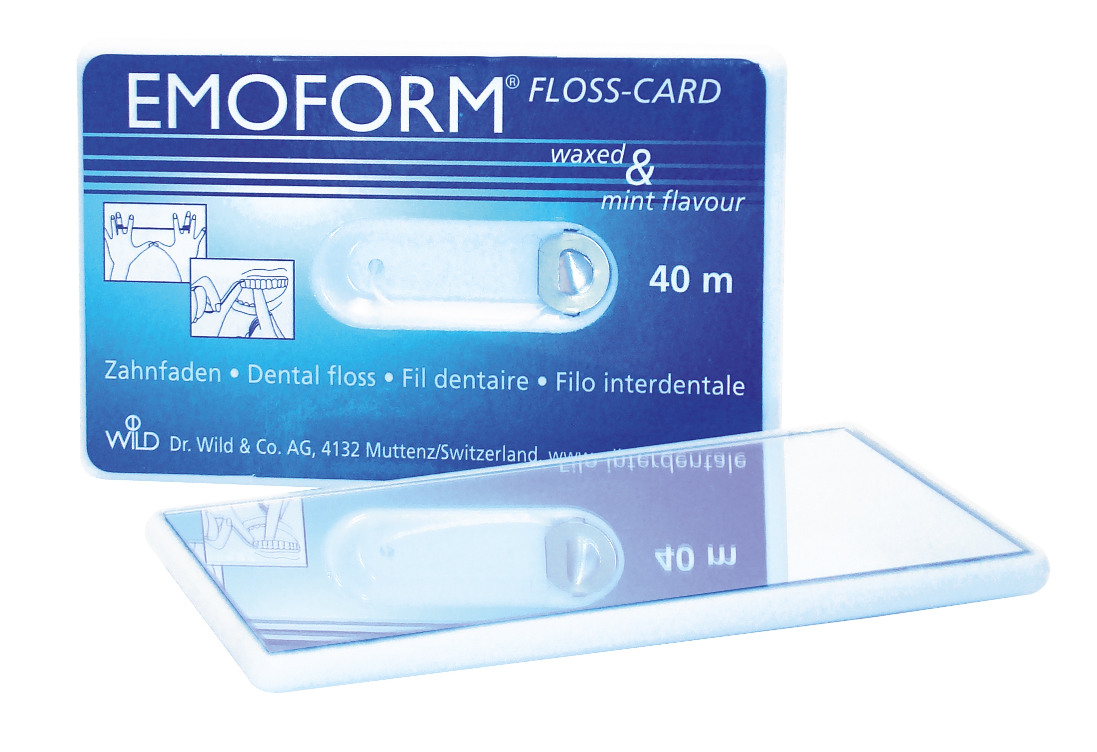Зубная нить Dr. Wild Emoform Floss Card 40 м (11.1409) - Фото 1