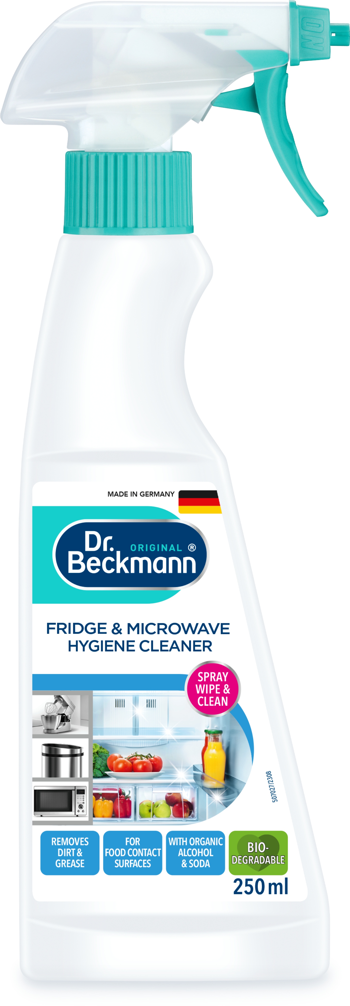 Чистящее средство для холодильника Dr.BECKMANN Гигиенический очиститель д/холодильников 250 мл - Фото 1