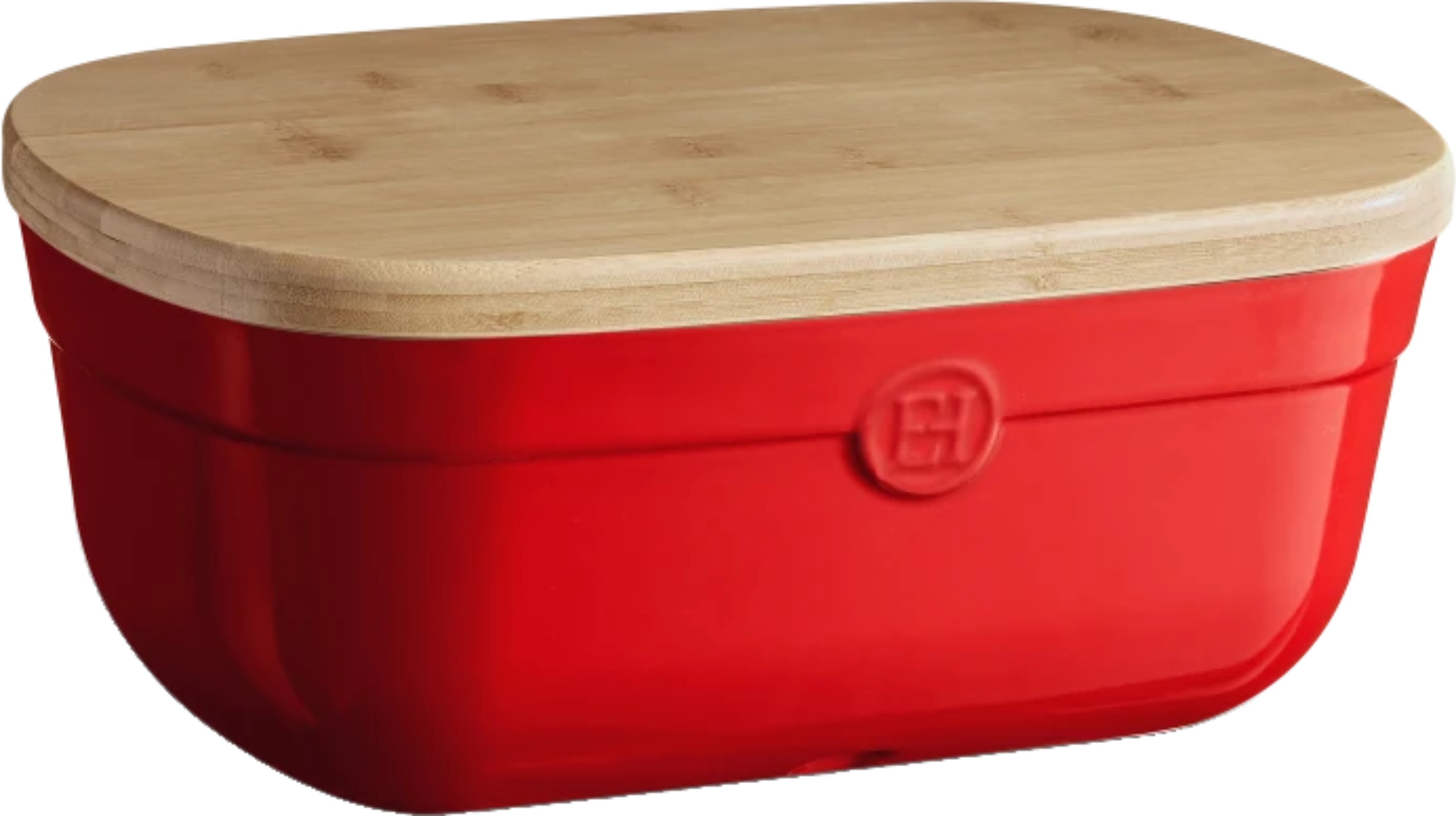 Хлебница Emile Henry с доской-крышкой 35.5x24.5x15.8 см Red 348750 - Фото 1