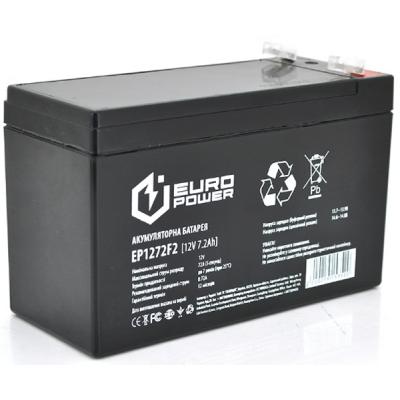 Аккумулятор для ИБП Europower 12V 7.2Ah (EP12-7.2F2) - Фото 1