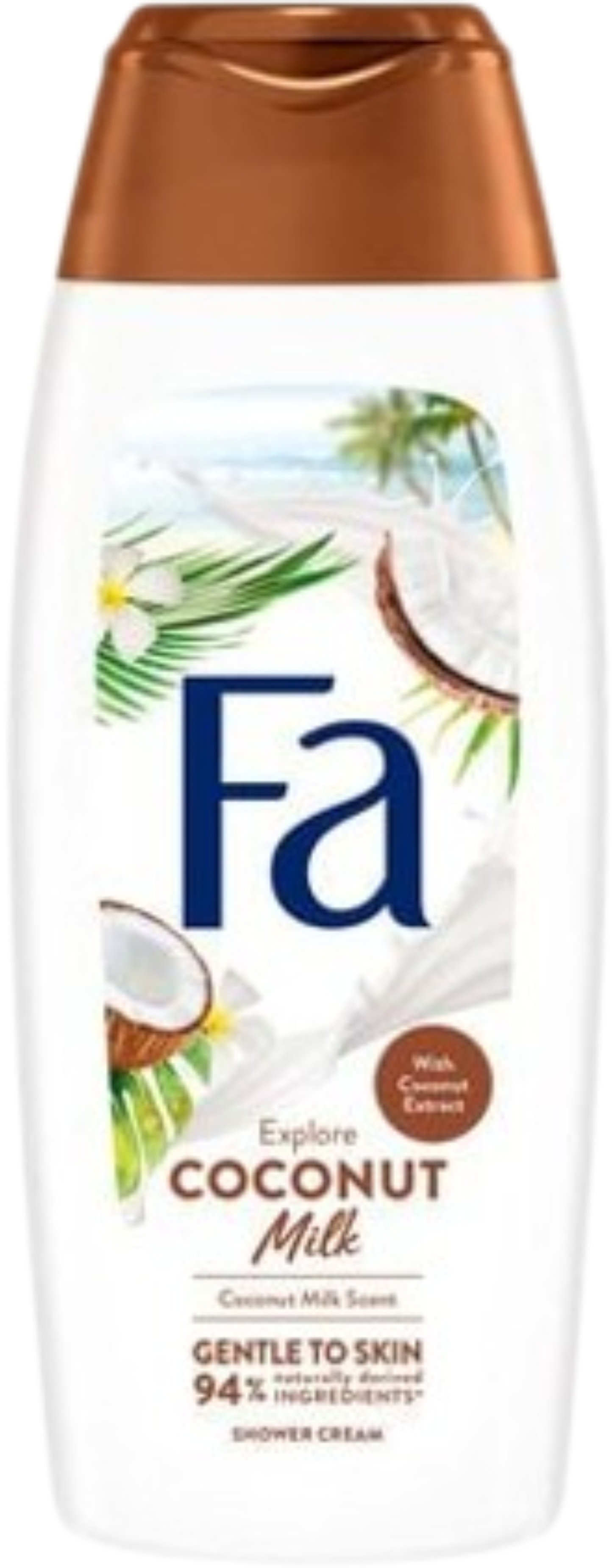 Гель для душа Fa Coconut Milk 400 мл - Фото 1