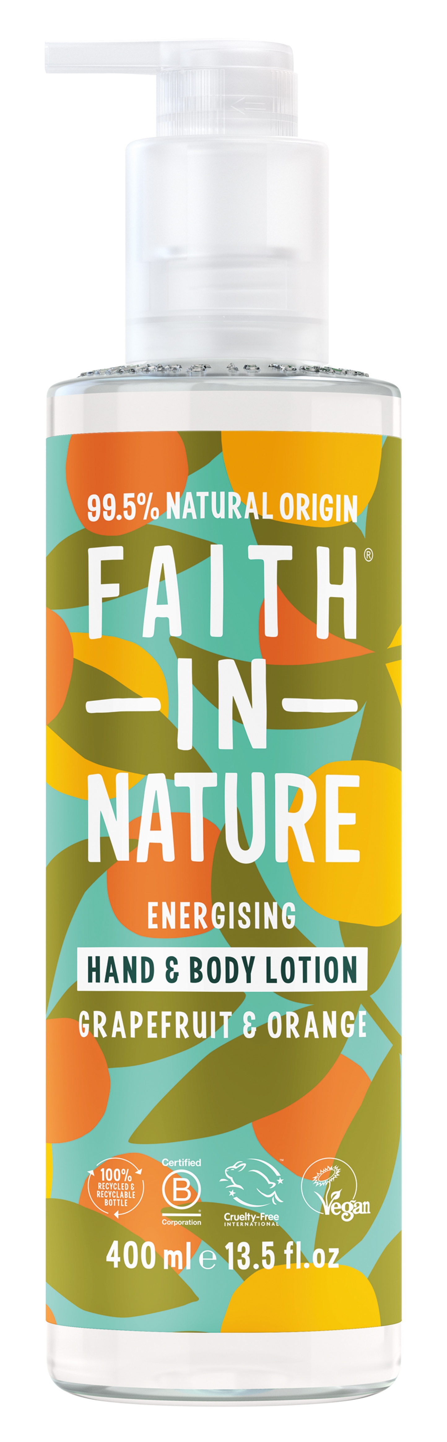 Лосьон для тела Faith In Nature Натуральный с грейпфрутом и апельсином 400 мл (6.45200) - Фото 1
