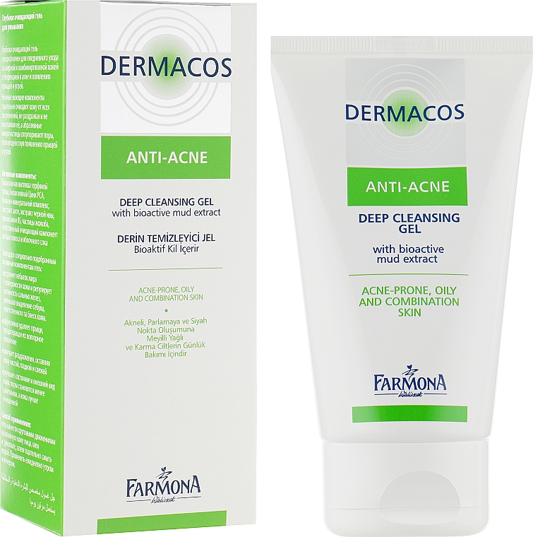 Гель для умывания Farmona Dermacos Anti-Acne 150 мл (5900117095270) - Фото 1