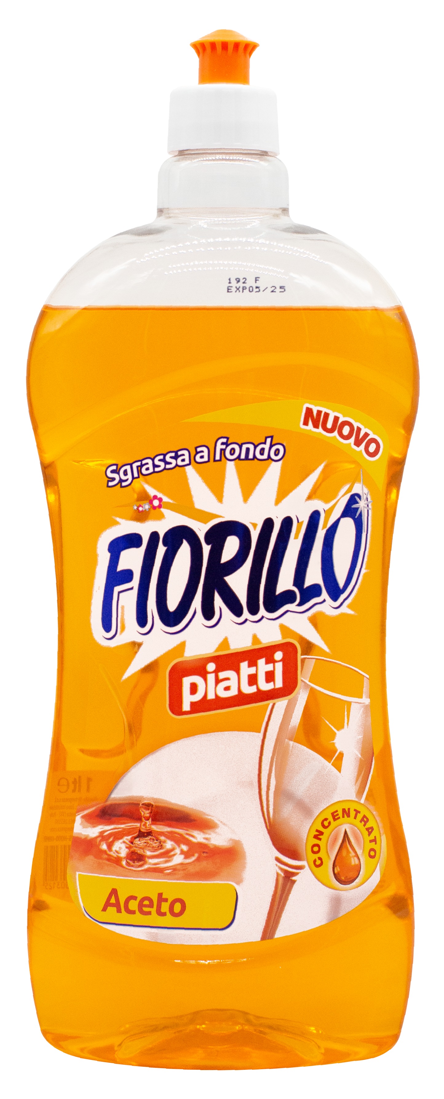 Средство для ручного мытья посуды Fiorillo Vinegar 1 л (FDWGV1000) - Фото 1