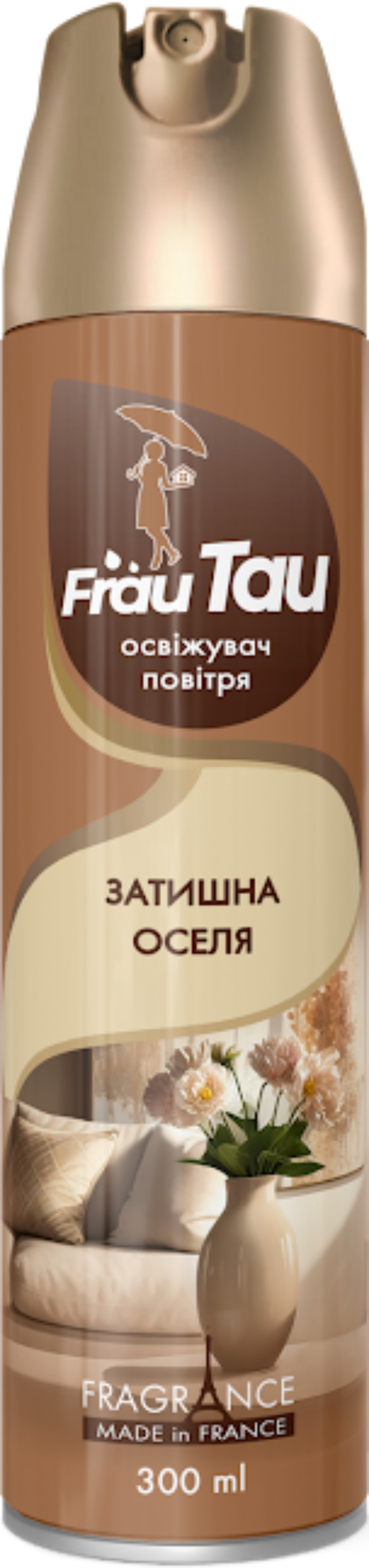 Освежитель воздуха аэрозольный Frau Tau Уютный дом 300 мл (4820263232316) - Фото 1