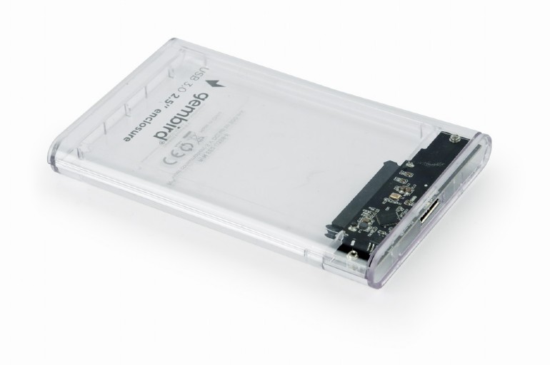 Зовнішній карман Gembird 2.5'' USB 3.0 Transparent (EE2-U3S9-6) - Фото 1