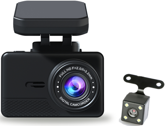 Купить Видеорегистратор Globex GE-205W DualCam - Фото 1 Видеорегистратор Globex GE-205W DualCam - Фото 1