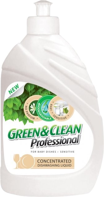 Средство для ручного мытья посуды Green&Clean Professional детское 500мл - Фото 1