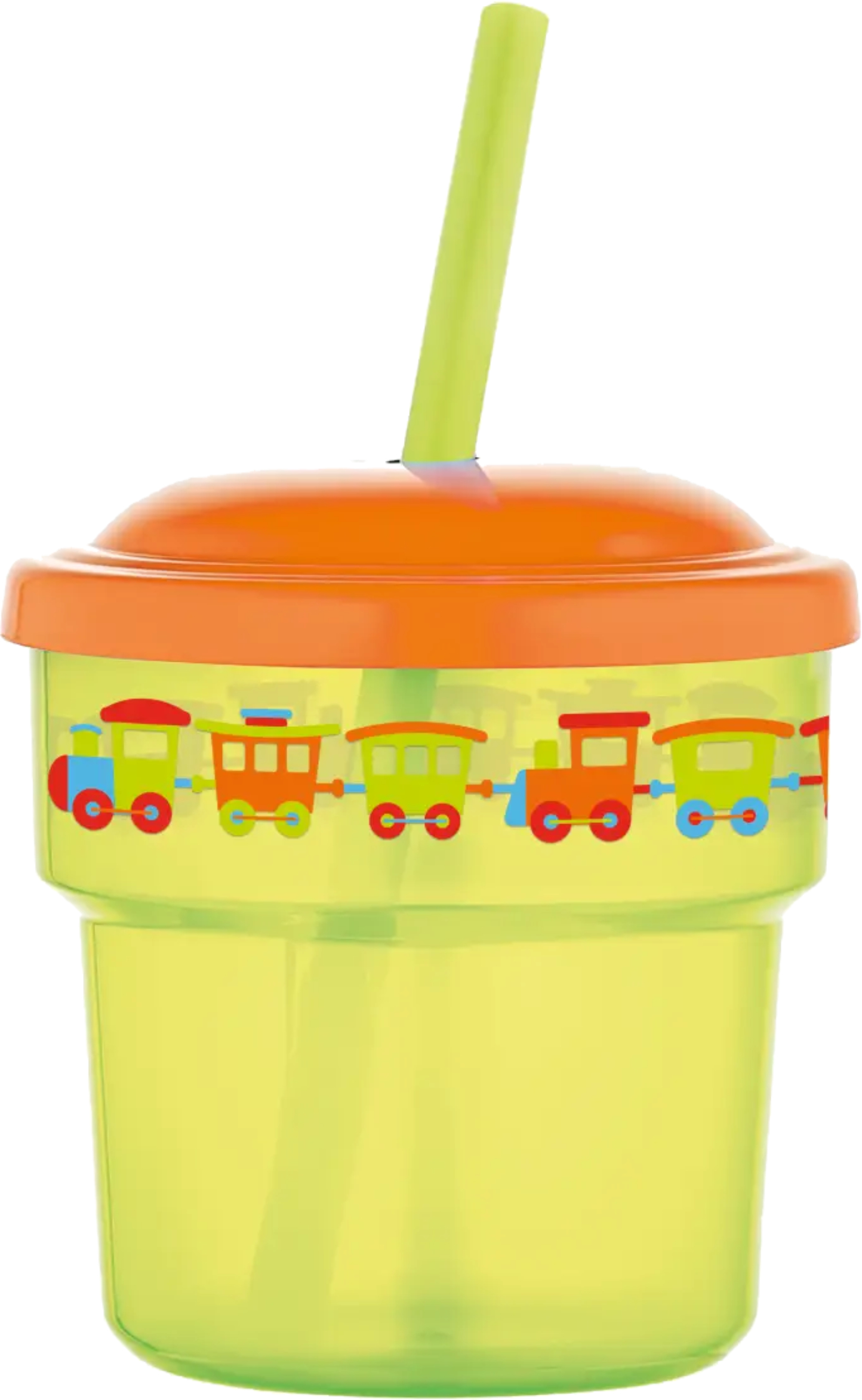 Стакан с трубочкой Gusto Fizbo GT-G-222049 Green 250 мл - Фото 1