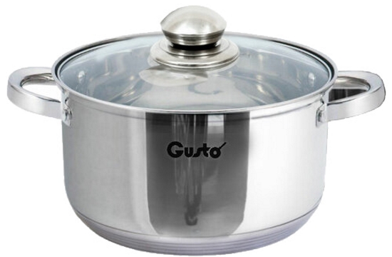 Кастрюля Gusto GT-1500-22 Nuovo 22 см - Фото 1