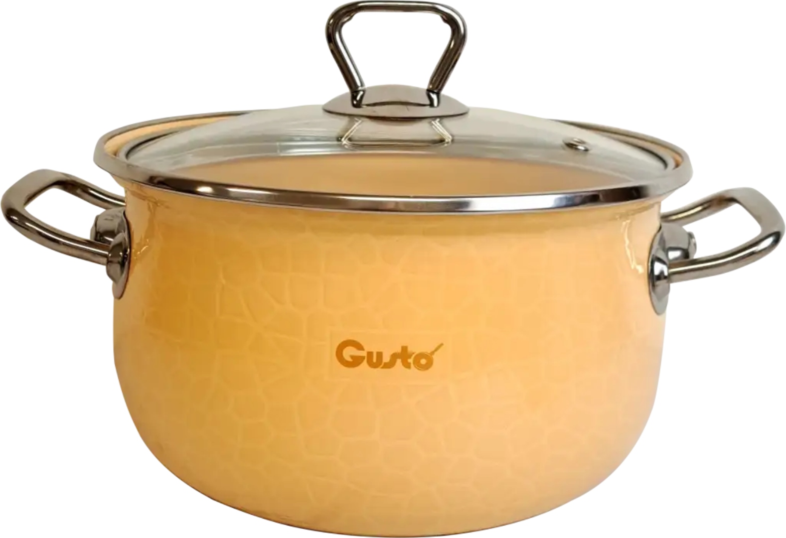 Кастрюля Gusto Пряженое молоко Premium 5,7 л (GT-T-224-PM) - Фото 1