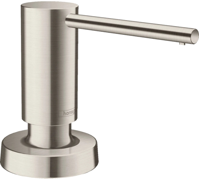 Дозатор для мила Hansgrohe A41 500 мл Steel (40438800) - Фото 1