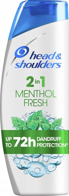 Шампунь мужской Head&Shoulders против перхоти Ментол 400мл - Фото 1