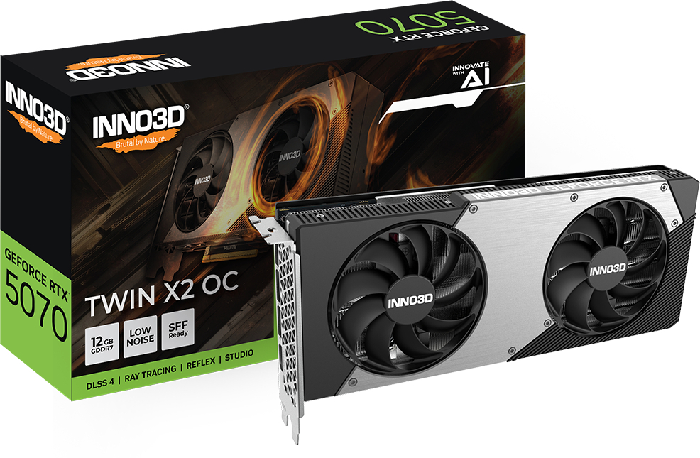 Відеокарта Inno3D NVIDIA GEFORCE RTX 5070 12 2GB OC (N50702-12D7X-195064N) - Фото 1