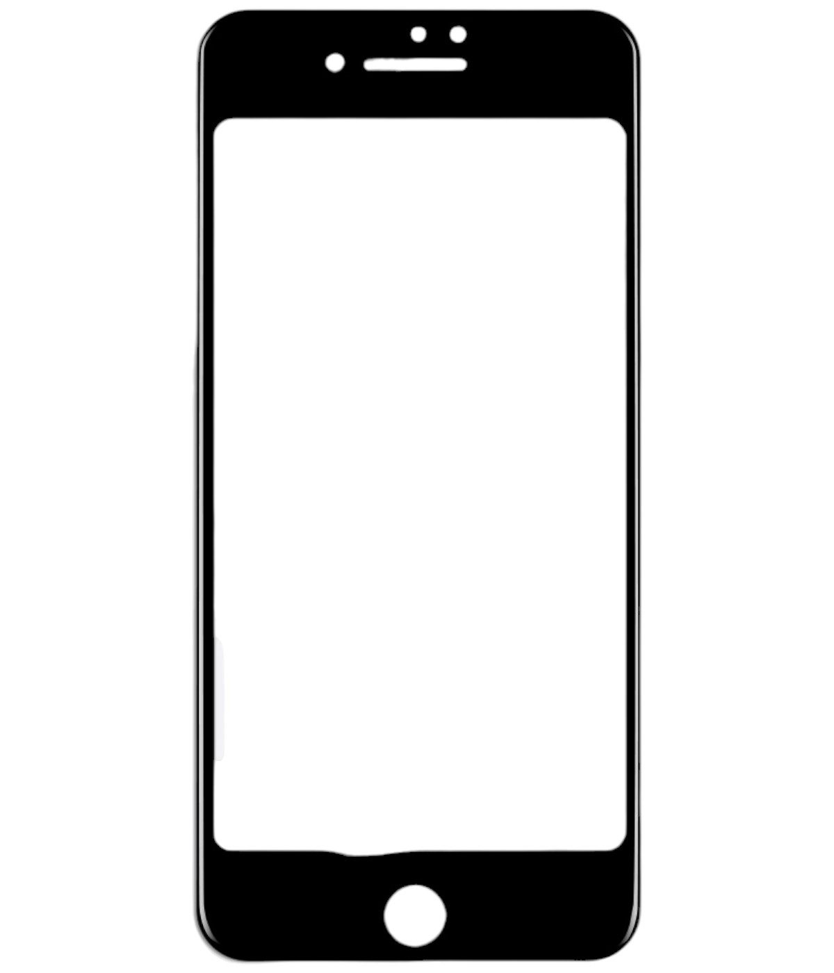 Защитное стекло для смартфона Intaleo Full Glue for Apple iPhone 7/8 Black (1283126497520) - Фото 1