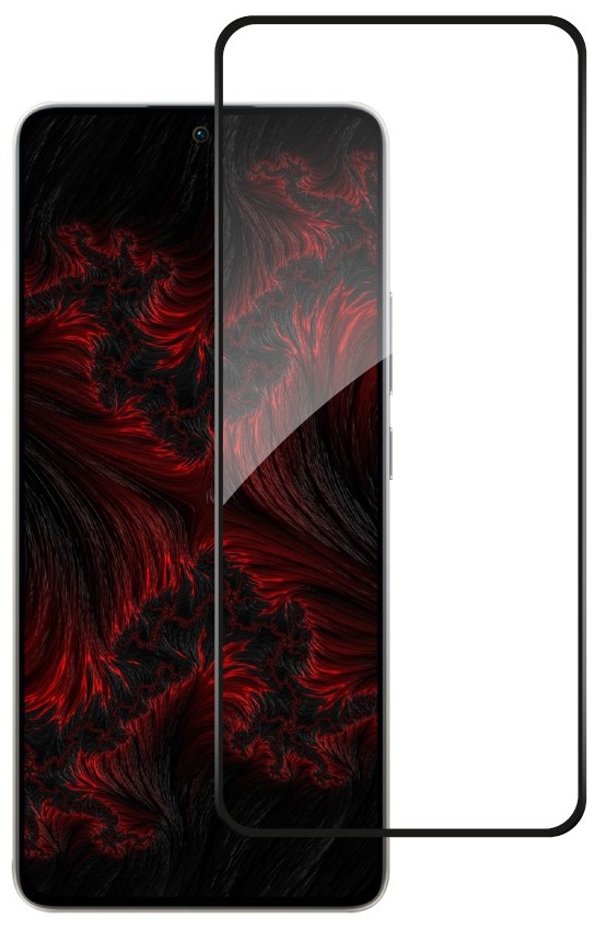 Защитное стекло для смартфона Intaleo Full Glue ESD for Xiaomi Poco M7 Pro 5G Black (1283126624292) - Фото 1