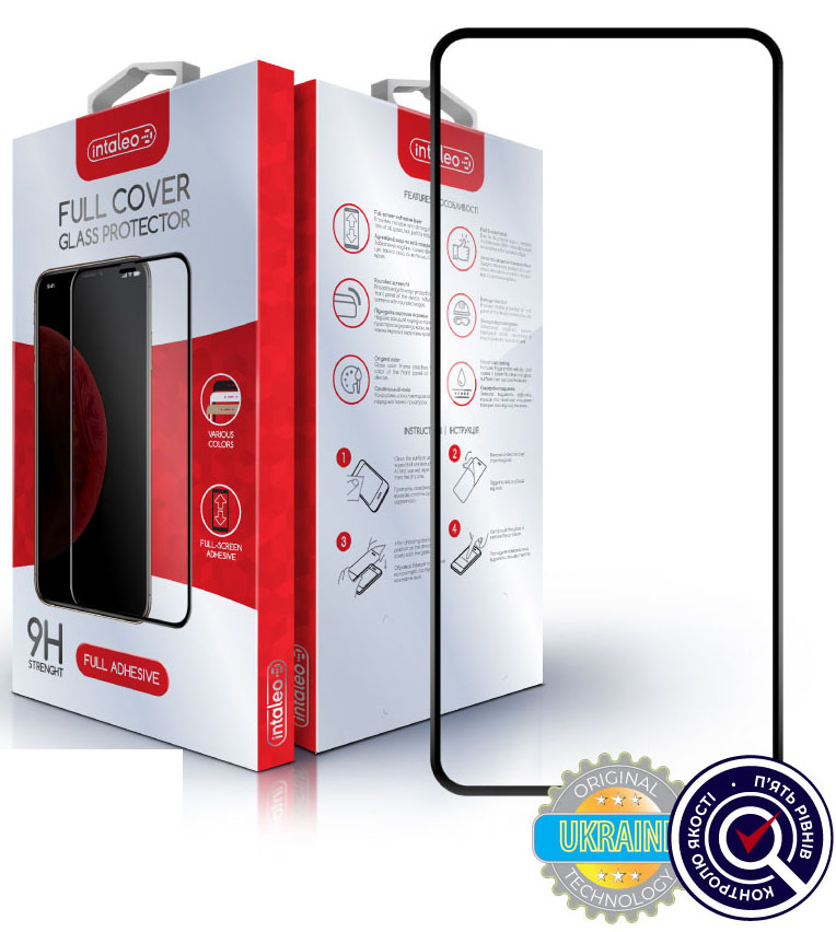 Захисне скло для смартфону Intaleo Full Glue for Google Pixel 8 Black (1283126582684) - Фото 1