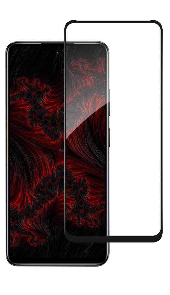 Защитное стекло для смартфона Intaleo Full Glue for Infinix Hot 40i Black (1283126588945) - Фото 1