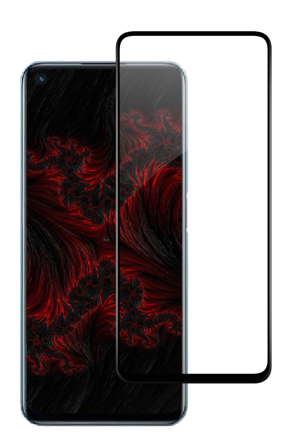 Защитное стекло для смартфона Intaleo Full Glue for Realme 9i Black (1283126531187) - Фото 1