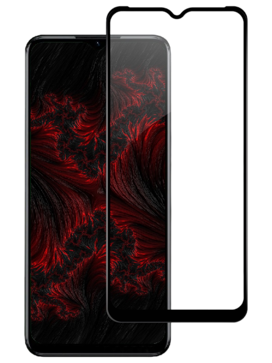 Защитное стекло для смартфона Intaleo Full Glue for RealMe C35 (1283126531316) - Фото 1