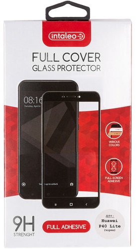 Защитное стекло для смартфона Intaleo Huawei P40 Lite Full Glue Black (1283126497841) - Фото 1