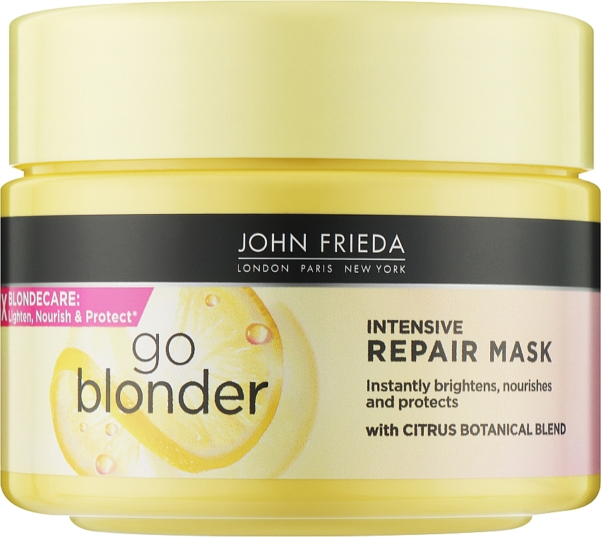 Маска для волос John Frieda Go Blonder Lemon Miracle Hair Mask (5037156287400) - Фото 1