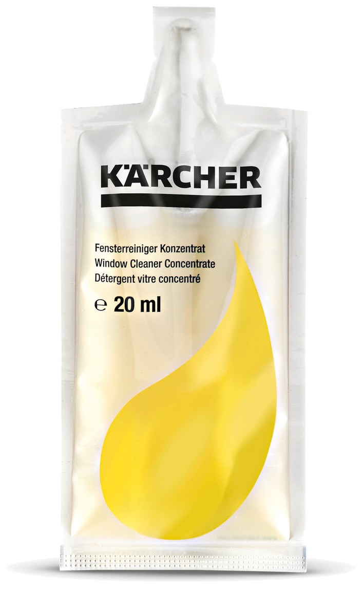 Чистящее средство для стекла Karcher 4х20 мл (6.295-302.0) - Фото 1