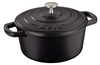 Кастрюля Kela Calido 21 см 2.5 л Black (12470) - Фото 1