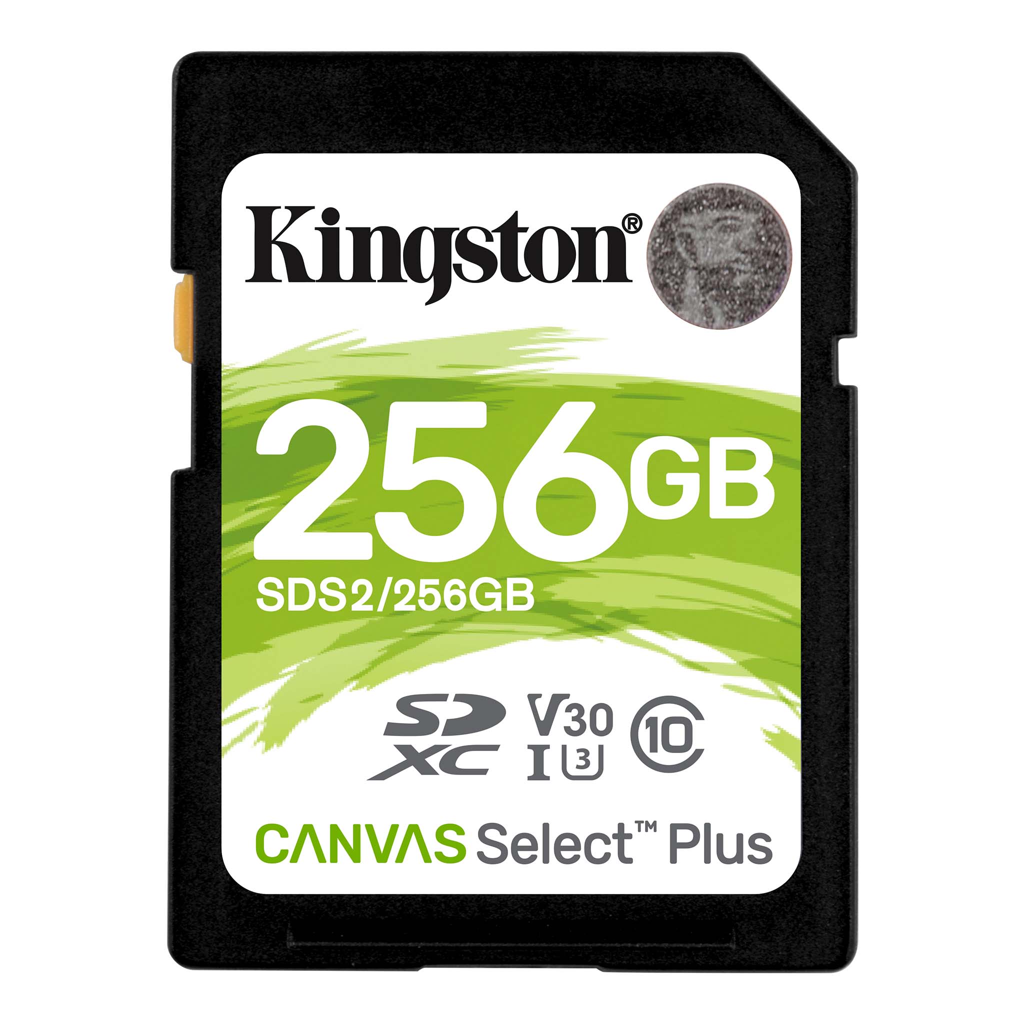 Карта памяти Kingston SDXC 256GB C10 UHS-I (SDS2/256GB) - Фото 1