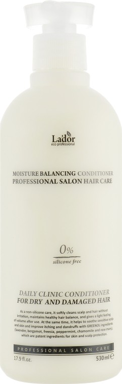 Бальзам для волосся Lador Balansing 530 мл (8809500810612) - Фото 1