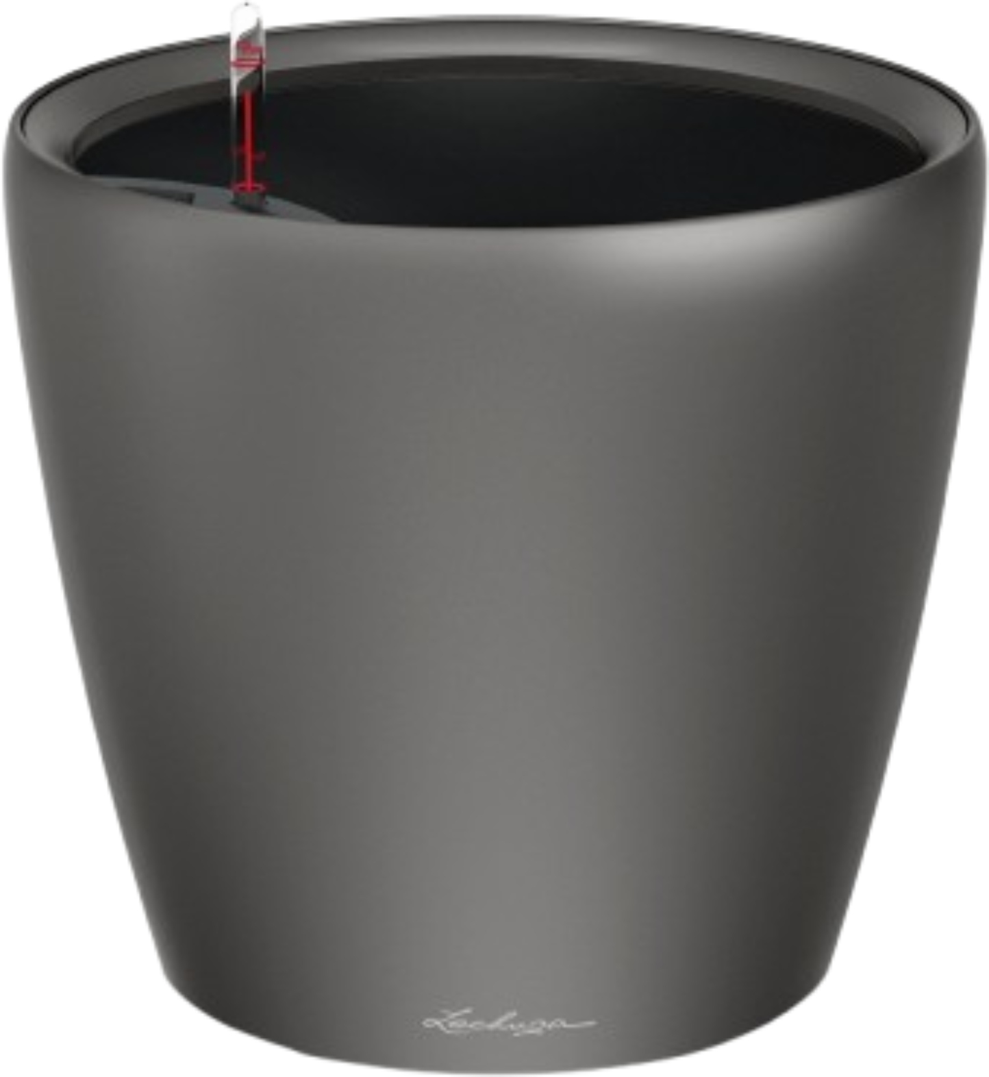 Вазон Lechuza Classico Premium LS 28 антрацит 16043 - Фото 1