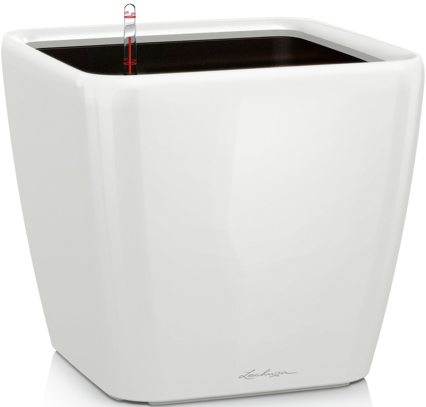 Вазон Lechuza Quadro Premium LS 21 белый 16120 - Фото 1