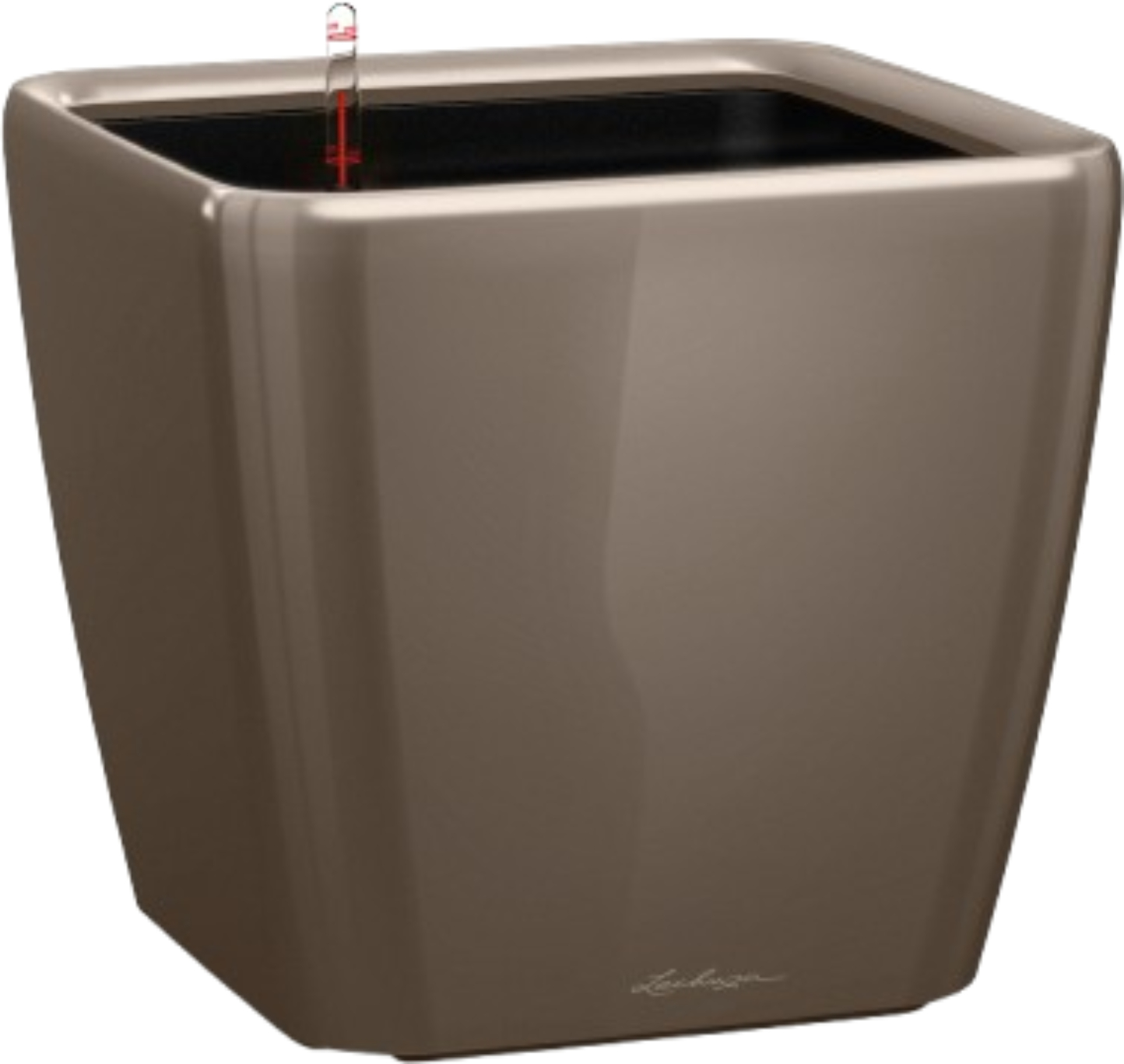 Вазон Lechuza Quadro Premium LS 50 Серо-коричневый 16285 - Фото 1
